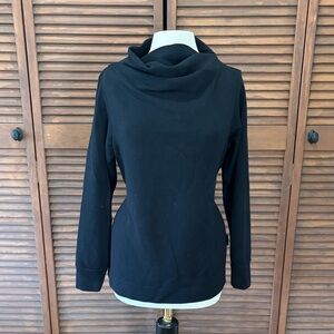 Varley Black Cowl Neck Sweater
